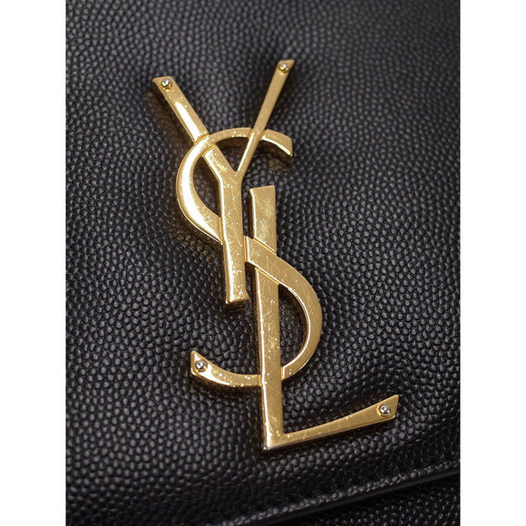 Saint Laurent Classic Kate Monogram Satchel Shoulder Bag Black - Picture 5 of 8